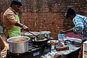 The great Chola temples of Tamil Nadu - The Brihadishwara Temple of Thanjavur. Shopping inside the temple walls. 